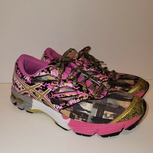 Asics Gel Noosa Tri 10 Running Marathon Shoes Pink Women's Size 5 C580N
